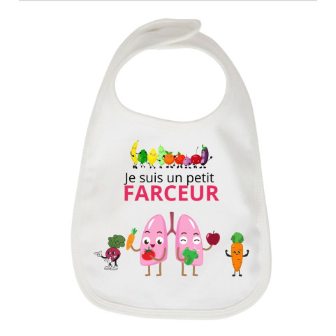 bavoir bébé rigolo petit farceur
