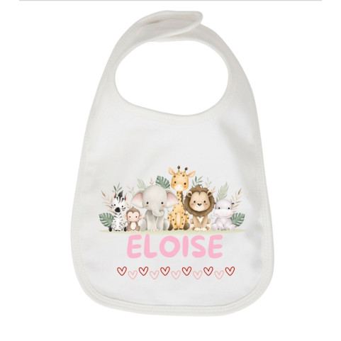 bavoir personnalisé avec le prénom enfant