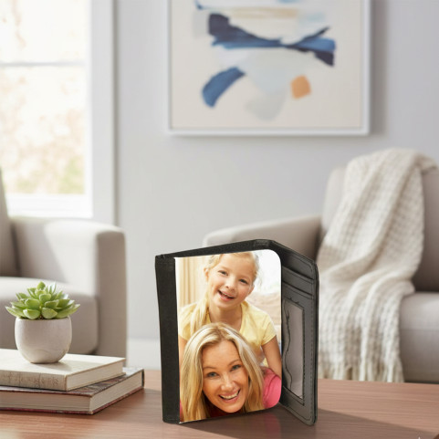 portefeuille pour homme personnalisé photo