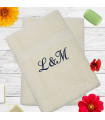 Drap de Bain Vanille – Coton Haut de Gamme – Broderie Personnalisée