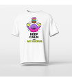 Tee-shirt Homme "Reste Calme et Mange des Donuts" - Humour & Zen