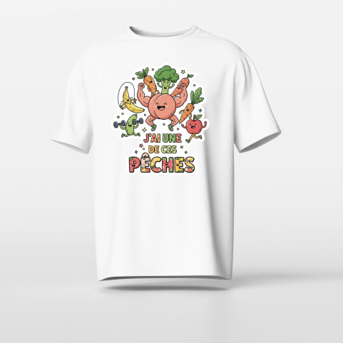 tee shirt fruits et legumes
