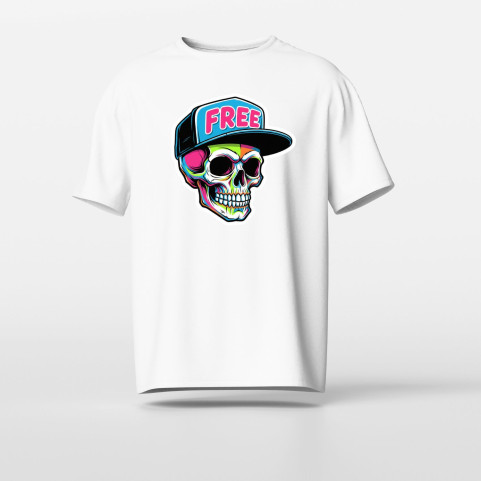 tee shirt tete de mort fashion