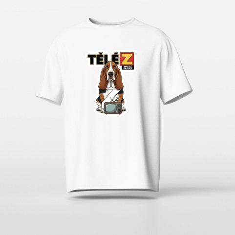 tee shirt basset hound tele z