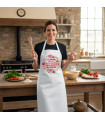 Tablier personnalisé "Ma femme est la meilleure cuisinière du monde"