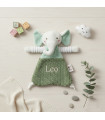 Doudou Éléphant Personnalisé - Compagnon Câlin Brodé