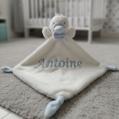 doudou brodé canard