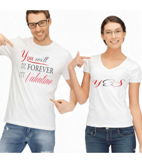 tee shirt valentine duo couple