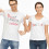 Duo de T-shirts Couple "Forever my Valentine" – Cadeau Saint-Valentin
