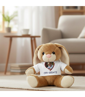peluche lapin personnalisee