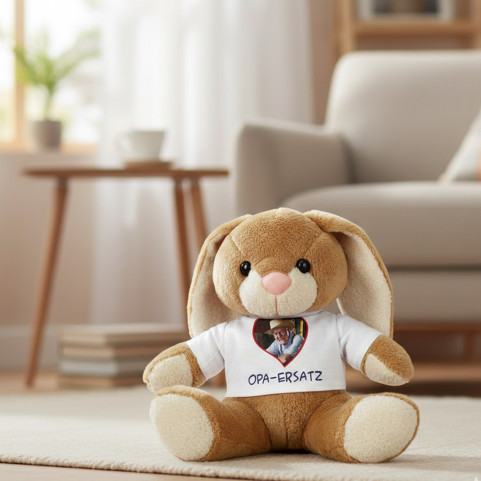 peluche lapin personnalisee