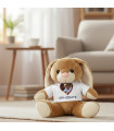 Peluche Petit Lapin Personnalisée – T-shirt Photo ou Prénom