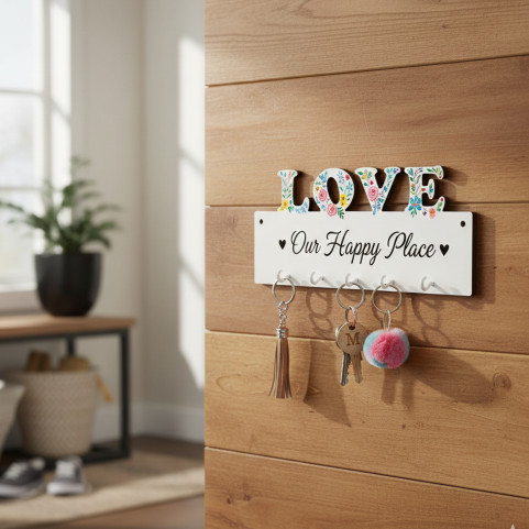 porte cle mural personnalisé