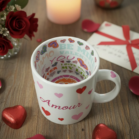 mug original personnalisé valentin