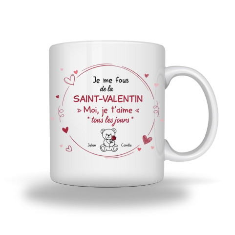 mug saint valentin 365 jours