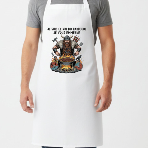 tablier viking le roi du barbecue