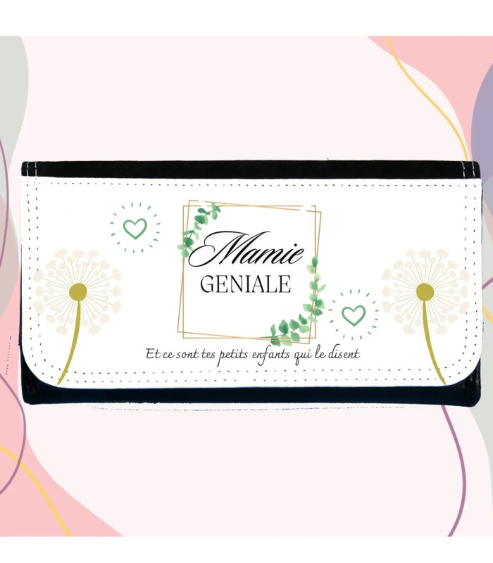 Portefeuille Simili Cuir "Mamie Géniale"