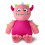 Gribouille le Monstre Rose – Peluche personnalisée brodée