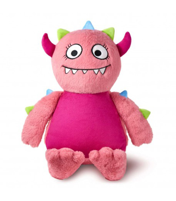 Gribouille le Monstre Rose – Peluche personnalisée brodée