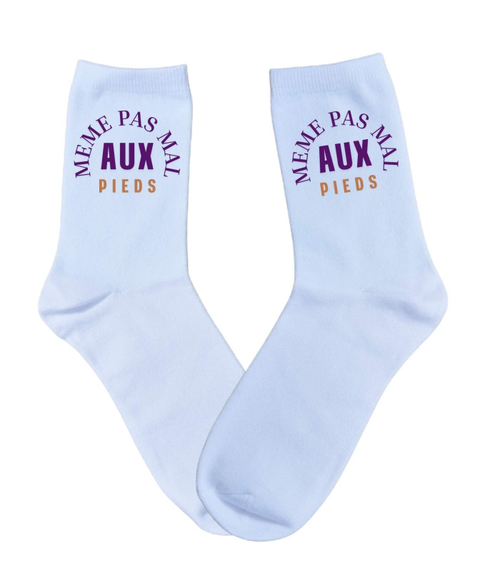 Chaussettes "Même Pas Mal Aux Pieds" – Le Petit Monde de Camille