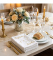 Serviette de Table Brodée Sagittaire - Personnalisée avec Prénom