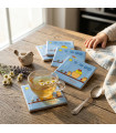 Kit 4 Sous-Verres Céramique Personnalisés (Dessin Enfant)
