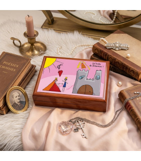 boite à bijou personnalisée avec un dessin