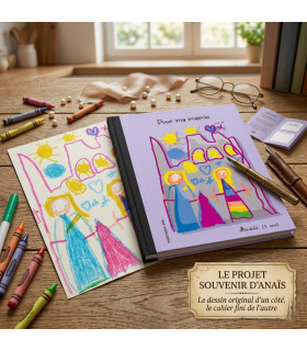 cahier personnalisé dessin enfant