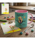mug de couleur imprimé dessin enfant