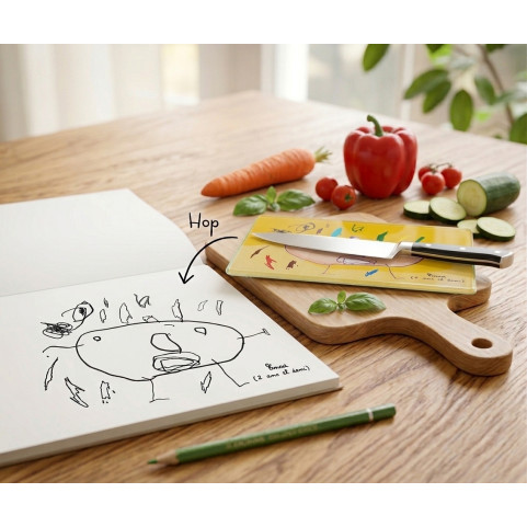 planche à découper imprimer avec dessin enfant