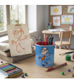 Pot à Crayons Céramique Personnalisé avec Dessin d'Enfant (Intérieur Couleur)