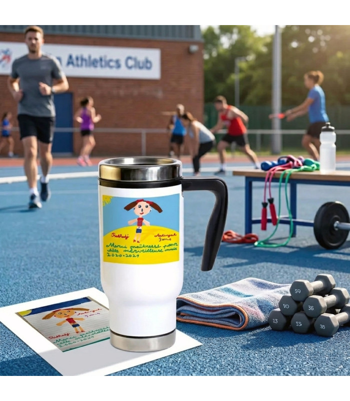 Mug Thermos Isotherme Personnalisé - Dessin Enfant Sublimé (40 cl)