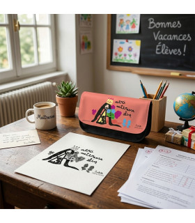 trousse pochette personnalisée avec dessin enfant