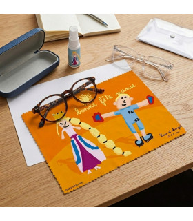 essuie lunette personnalisé avec un dessin enfant