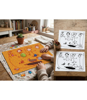 puzzle personnalisé à partir de dessin enfant