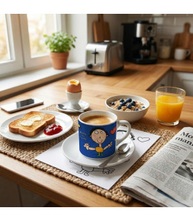 tasse à café personnalisée avec un dessin enfant
