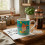 Mug Design Anse Courbe Personnalisé - Dessin d'Enfant Sublimé
