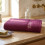 Drap de Bain Brodé – Couleur Bordeaux Intense