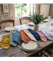 Serviette de Table 100% Coton avec Prénom Brodé au Choix