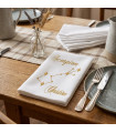 Serviette de Table Personnalisée Broderie Scorpion