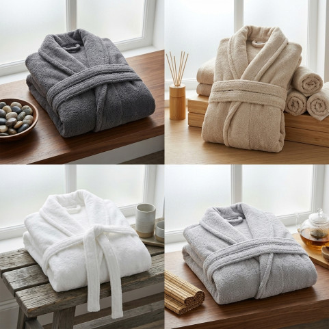 peignoir spa personnalisé avec un prénom brodé