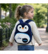 sac à dos pingouin personnalisé prénom enfant brodé