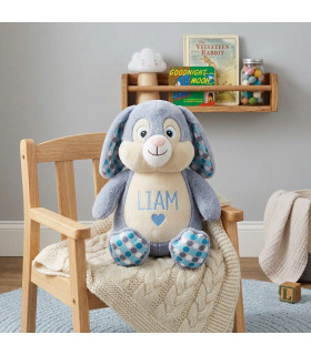 lapin peluche personnalisé avec prénom brodé