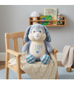 Peluche Lapin Bleu à Pois Brodé Prénom (40 cm) – Cubbies, Broderie Française