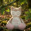 Peluche Chouette Brodé Prénom/Date - 40 cm - Cadeau Naissance/Baptême