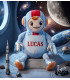 peluche astronaute personnalisée avec un prénom brodé