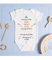 Body Bébé Personnalisé Humour "Mémo Papa"