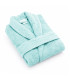 peignoir personnalisé avec une broderie bleu