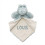Doudou Crocodile Bleu Vert Personnalisé avec Prénom – Modèle brodé