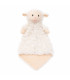 Doudou Mouton Écru & Rose Poudré Personnalisé avec Prénom Brodé – Le Petit Monde de Camille